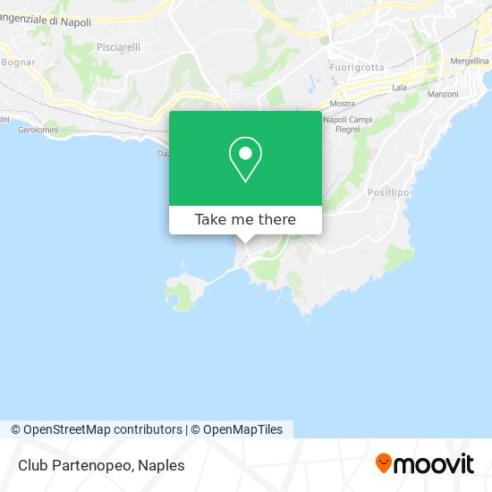 How to get to Club Partenopeo in Napoli by Bus, Train or Metro?