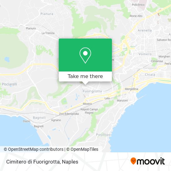 Cimitero di Fuorigrotta map