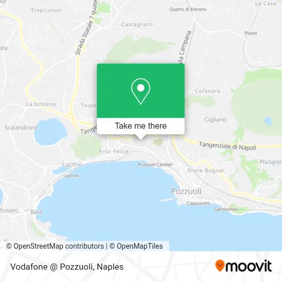 Vodafone @ Pozzuoli map