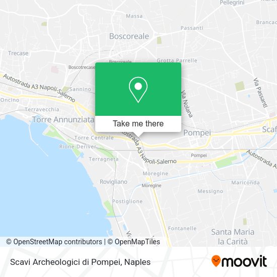 Scavi Archeologici di Pompei map