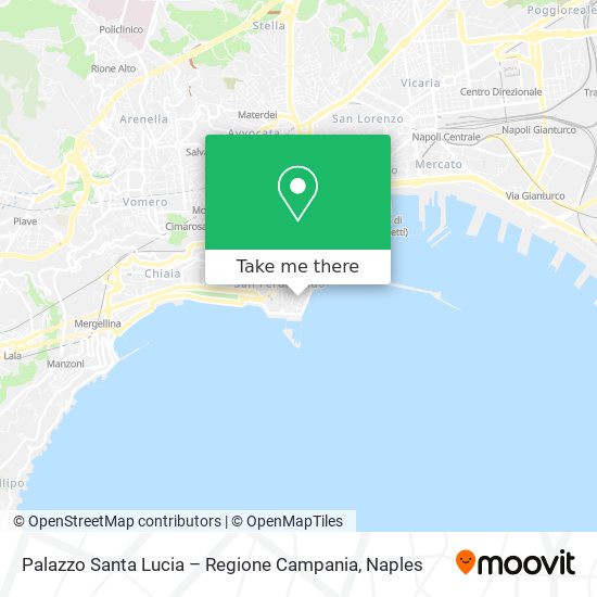 Palazzo Santa Lucia – Regione Campania map