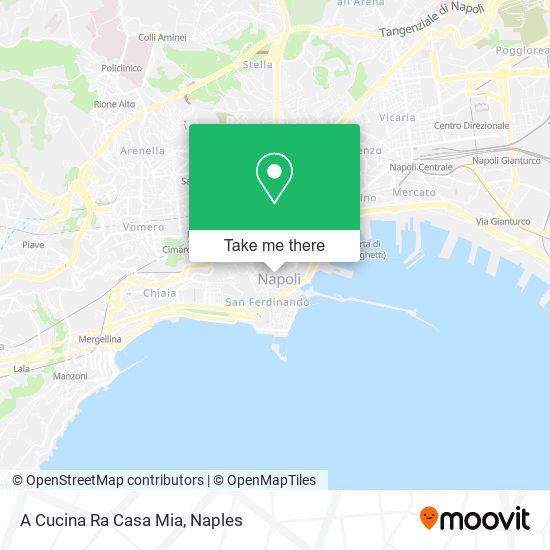 A Cucina Ra Casa Mia map