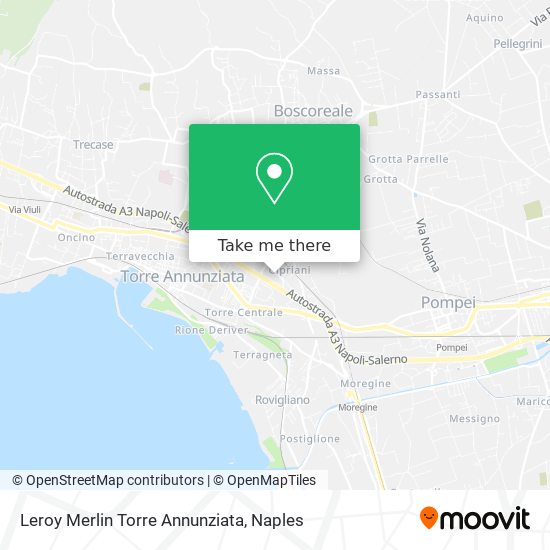 Leroy Merlin Torre Annunziata map