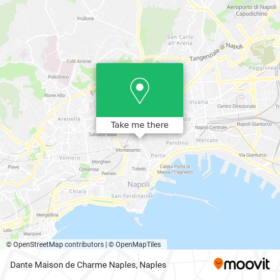 Dante Maison de Charme Naples map
