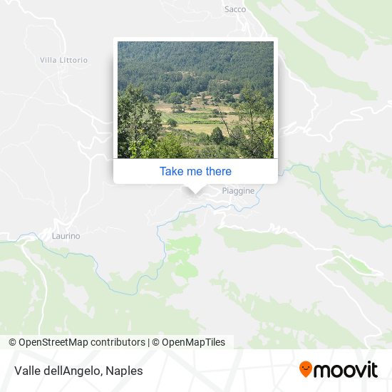 Valle dellAngelo map