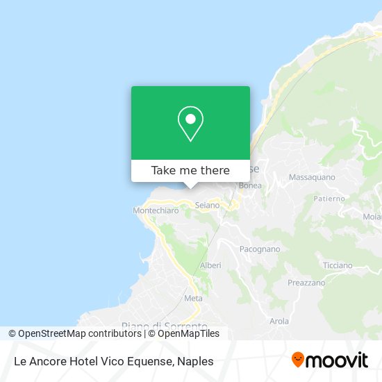Le Ancore Hotel Vico Equense map