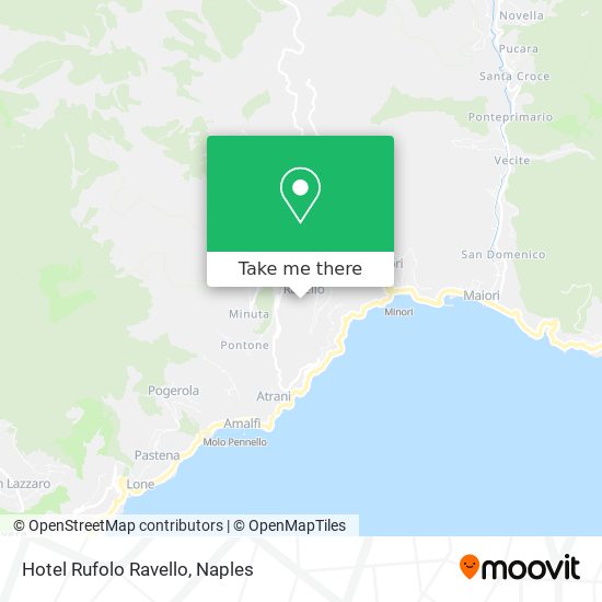 Hotel Rufolo Ravello map