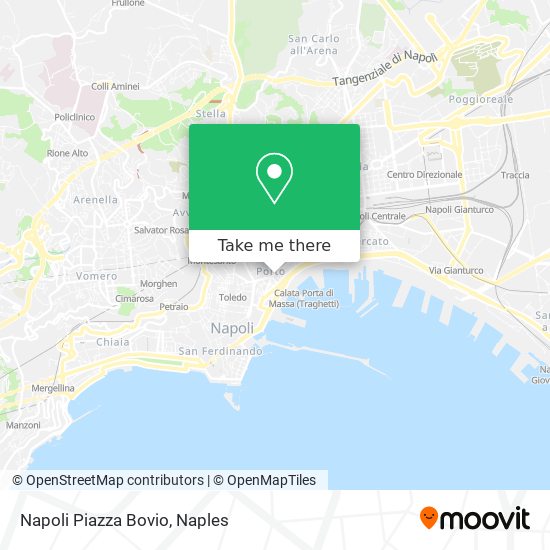 Napoli Piazza Bovio map