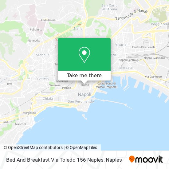 Bed And Breakfast Via Toledo 156 Naples map
