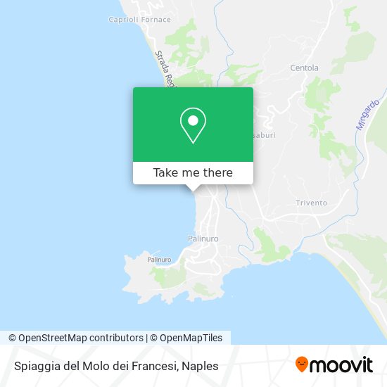 Spiaggia del Molo dei Francesi map