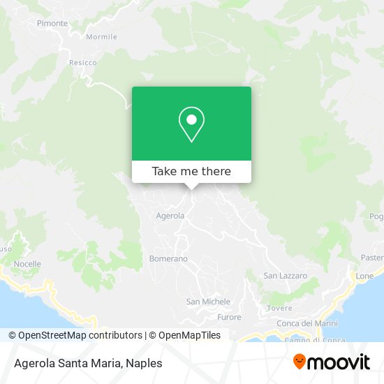 Agerola Santa Maria map