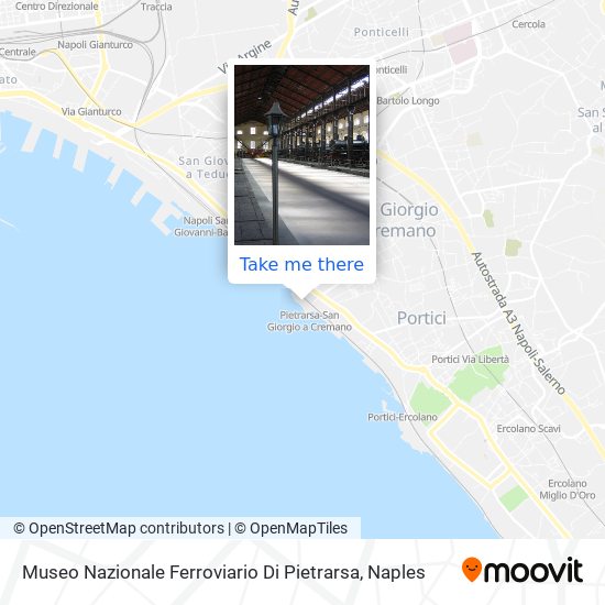 Museo Nazionale Ferroviario Di Pietrarsa map