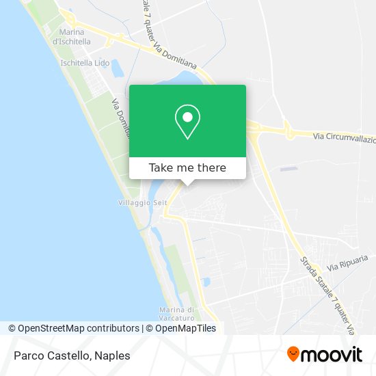 Parco Castello map