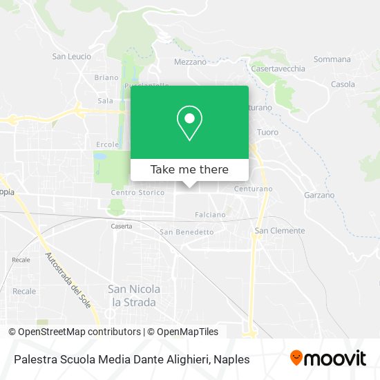 Palestra Scuola Media Dante Alighieri map