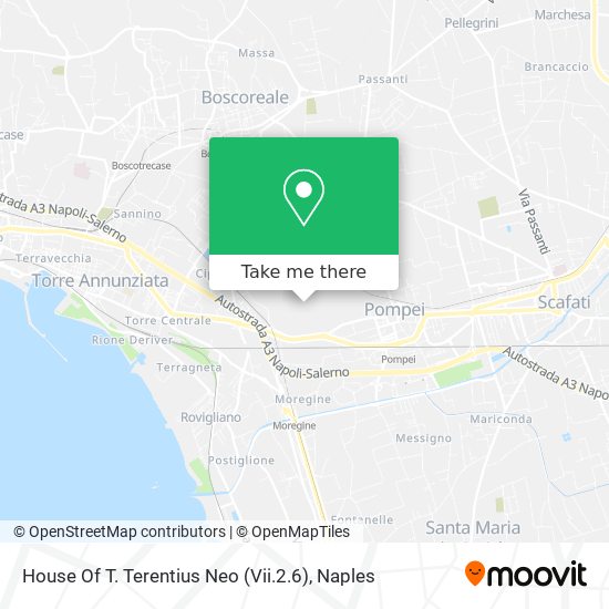 House Of T. Terentius Neo (Vii.2.6) map