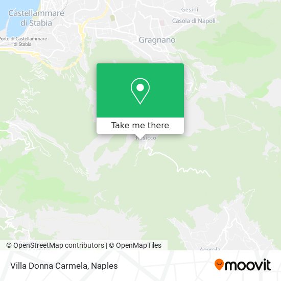 Villa Donna Carmela map