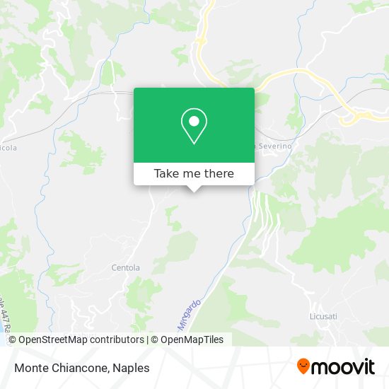 Monte Chiancone map