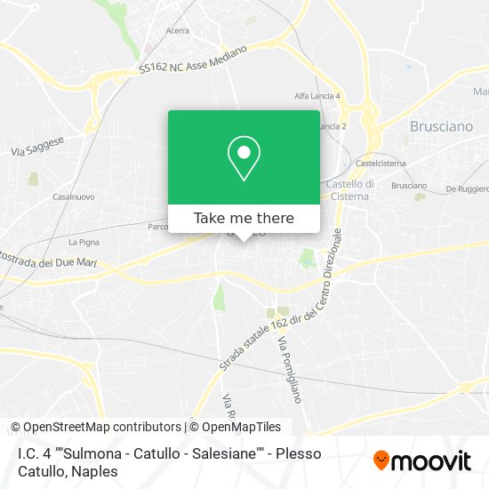 I.C. 4 ""Sulmona - Catullo - Salesiane"" - Plesso Catullo map