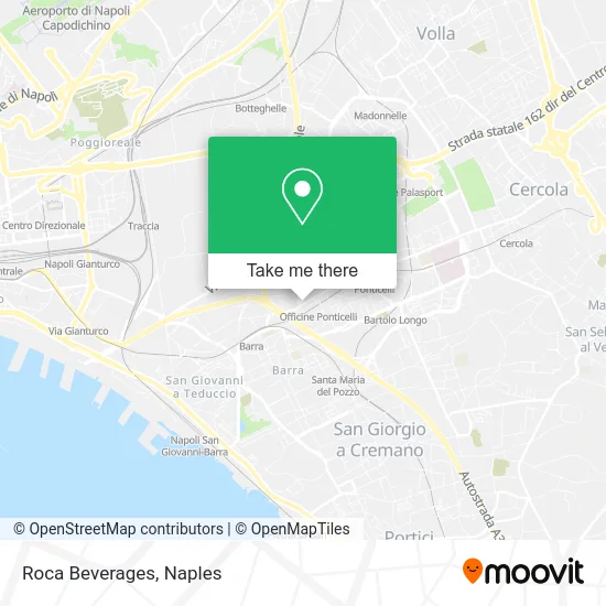 Roca Beverages map