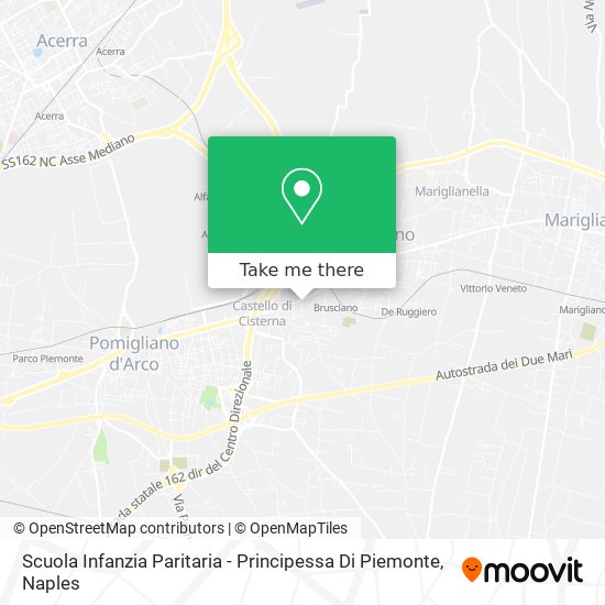 Scuola Infanzia Paritaria - Principessa Di Piemonte map
