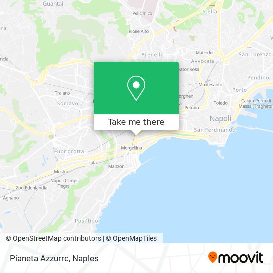 Pianeta Azzurro map