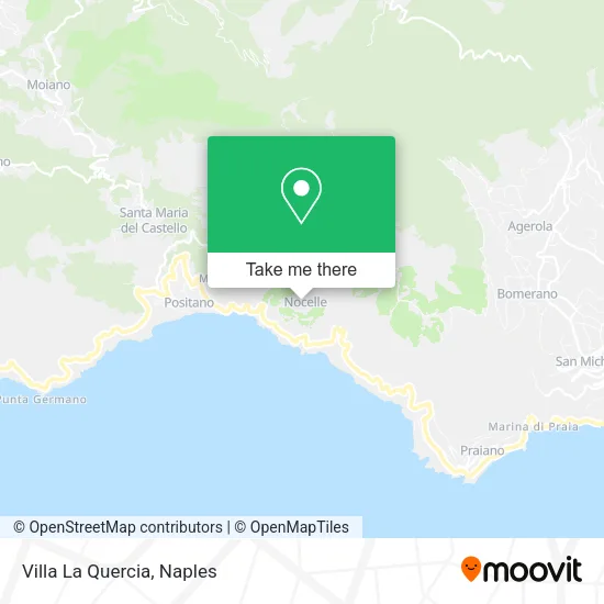 Villa La Quercia map