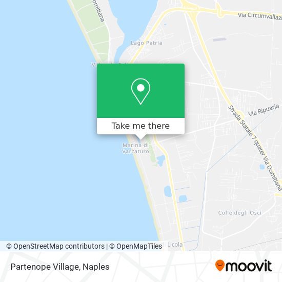 Partenope Village map