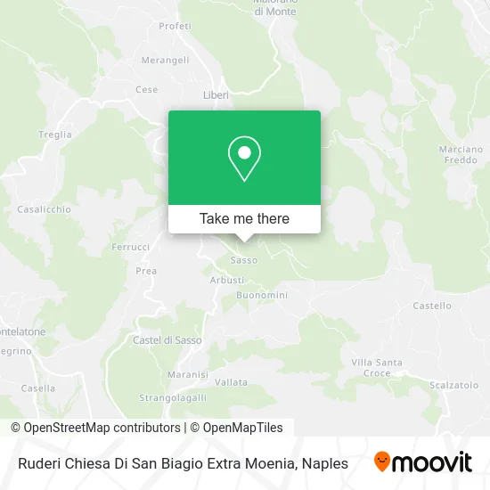 Ruins of San Biagio Church Extra Moenia map