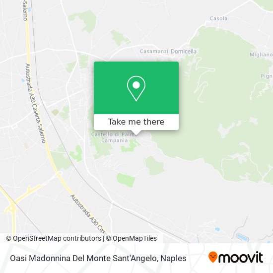 Oasi Madonnina Del Monte Sant'Angelo map