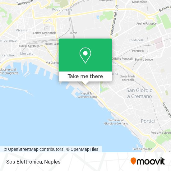 Sos Elettronica map