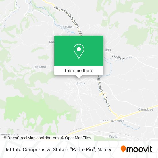 Istituto Comprensivo Statale ""Padre Pio"" map