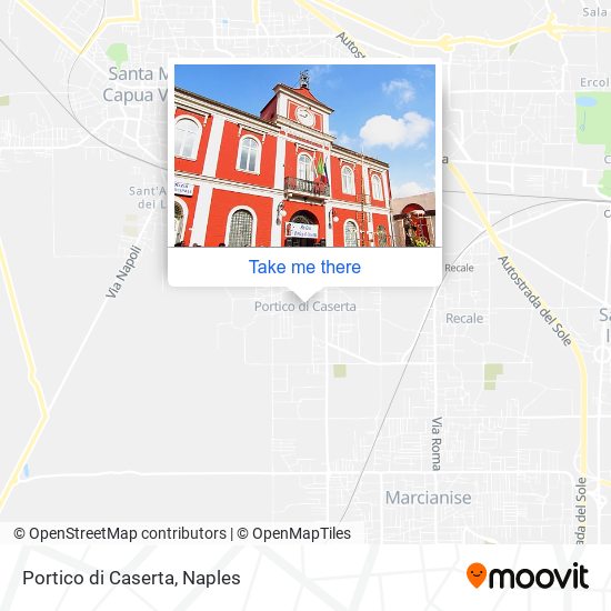 Portico di Caserta map