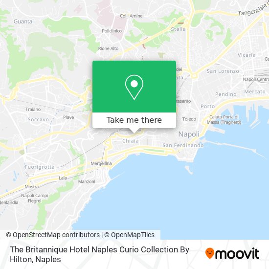 The Britannique Hotel Naples Curio Collection By Hilton map