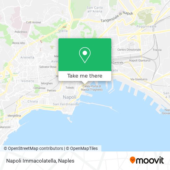 Napoli Immacolatella map