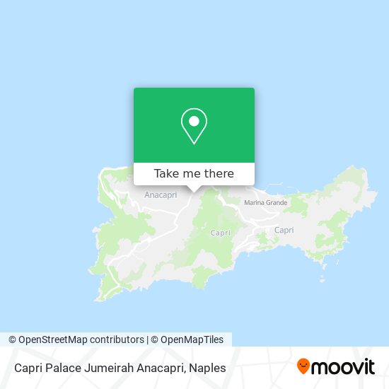 Capri Palace Jumeirah Anacapri map