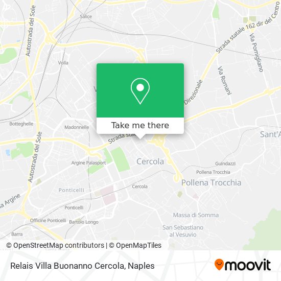 Relais Villa Buonanno Cercola map