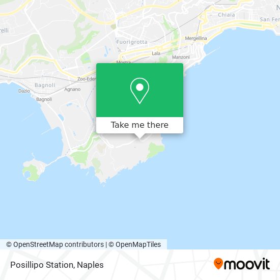 Posillipo Station map
