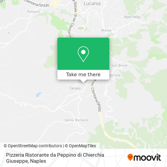 Pizzeria Ristorante da Peppino di Chierchia Giuseppe map