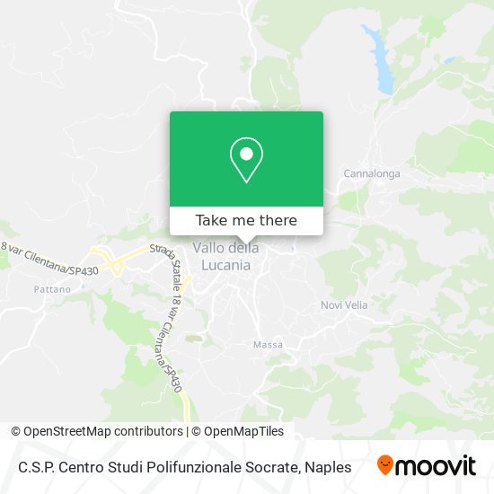 C.S.P. Centro Studi Polifunzionale Socrate map