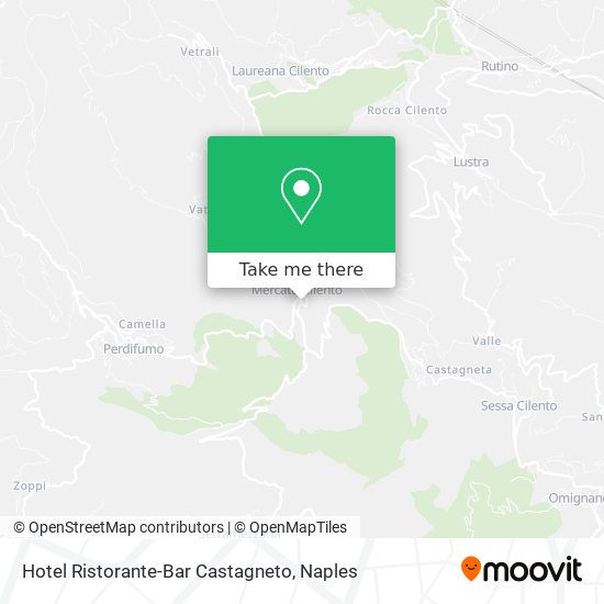 Hotel Ristorante-Bar Castagneto map