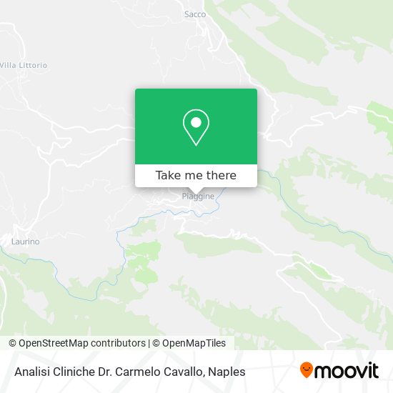 Analisi Cliniche Dr. Carmelo Cavallo map