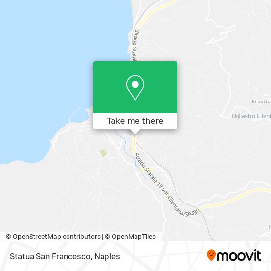 Statua San Francesco map