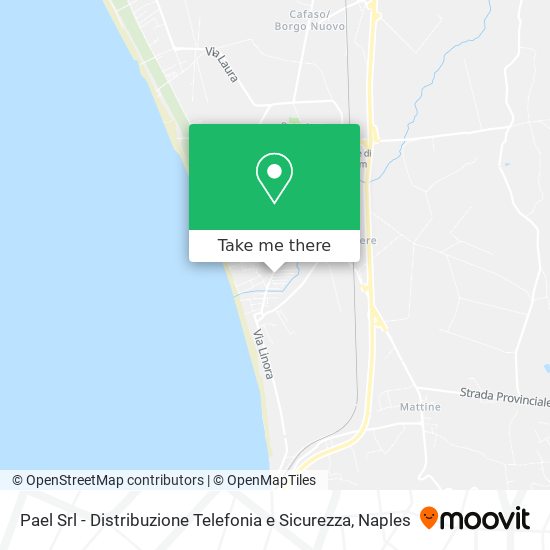 Pael Srl - Distribuzione Telefonia e Sicurezza map