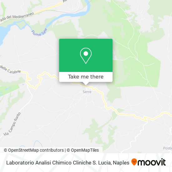 Laboratorio Analisi Chimico Cliniche S. Lucia map