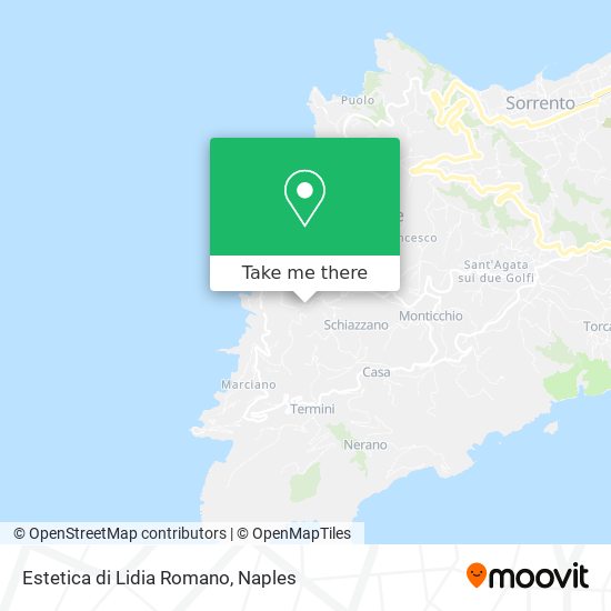 Estetica di Lidia Romano map