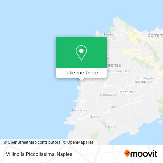 Villino la Piccolissima map