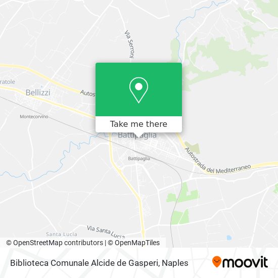 Biblioteca Comunale Alcide de Gasperi map