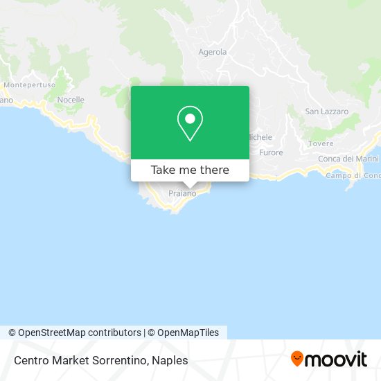 Centro Market Sorrentino map