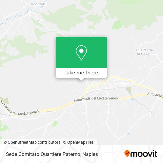 Sede Comitato Quartiere Paterno map