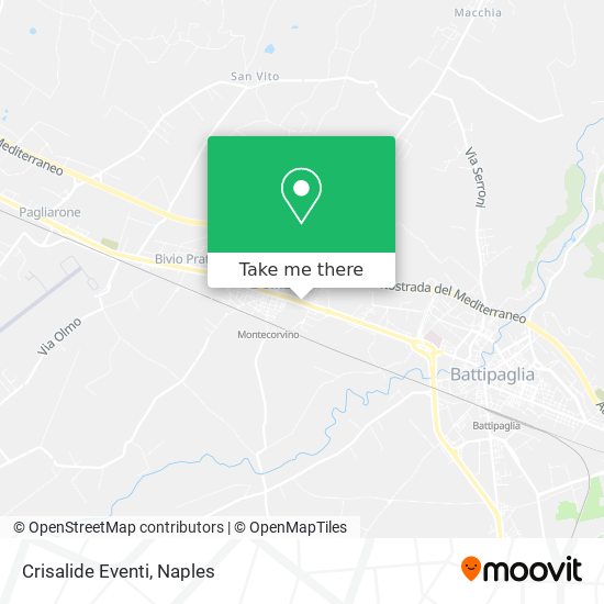 Crisalide Eventi map